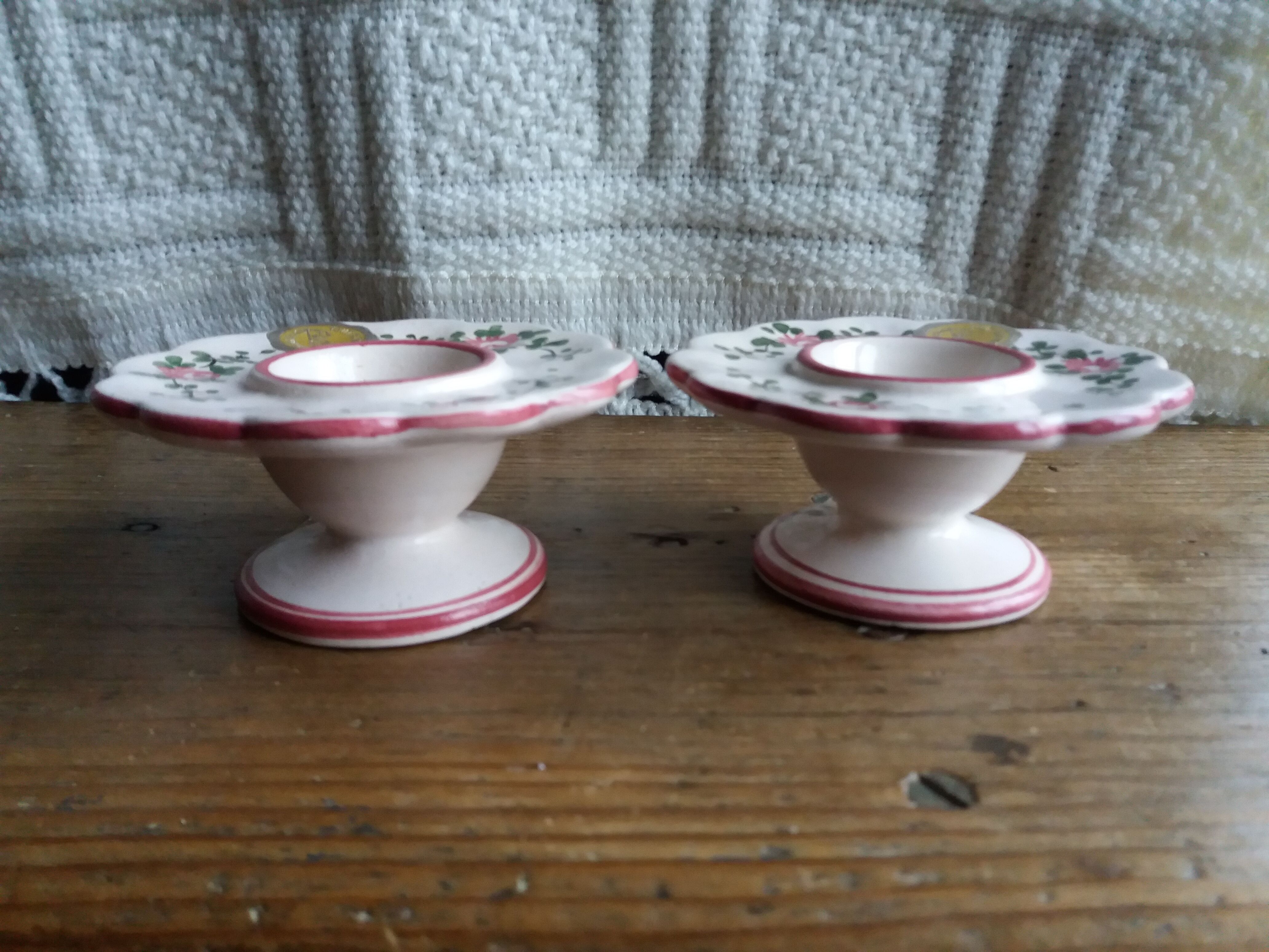 2 cockerels signed Forah René Anchierri