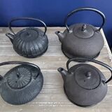Set of 4 Japanese teapots