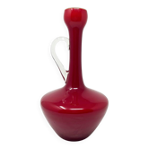 Empoli Opaline Garnet Red Vase