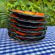 Set of 6 vintage oyster plates Gabriel Fourmaintraux 1960’s