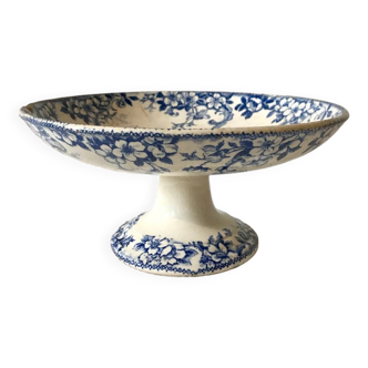 Terre de Fer Boulanger Cie Choisy le Roi, Wild Rose model compote bowl