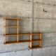 Modernist pine shelf bookcase Regain