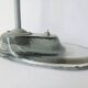 Lampe de bureau industrielle Bauhaus, Marianne Brandt, Kandem, base en verre, années 1930