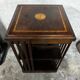 Revolving bookcase in mahogany and marquetry - art deco