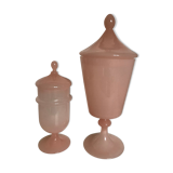 Opaline candy boxes 32 and 21cm