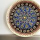 Decorative ceramic wall plate from iznik (Türkiye).