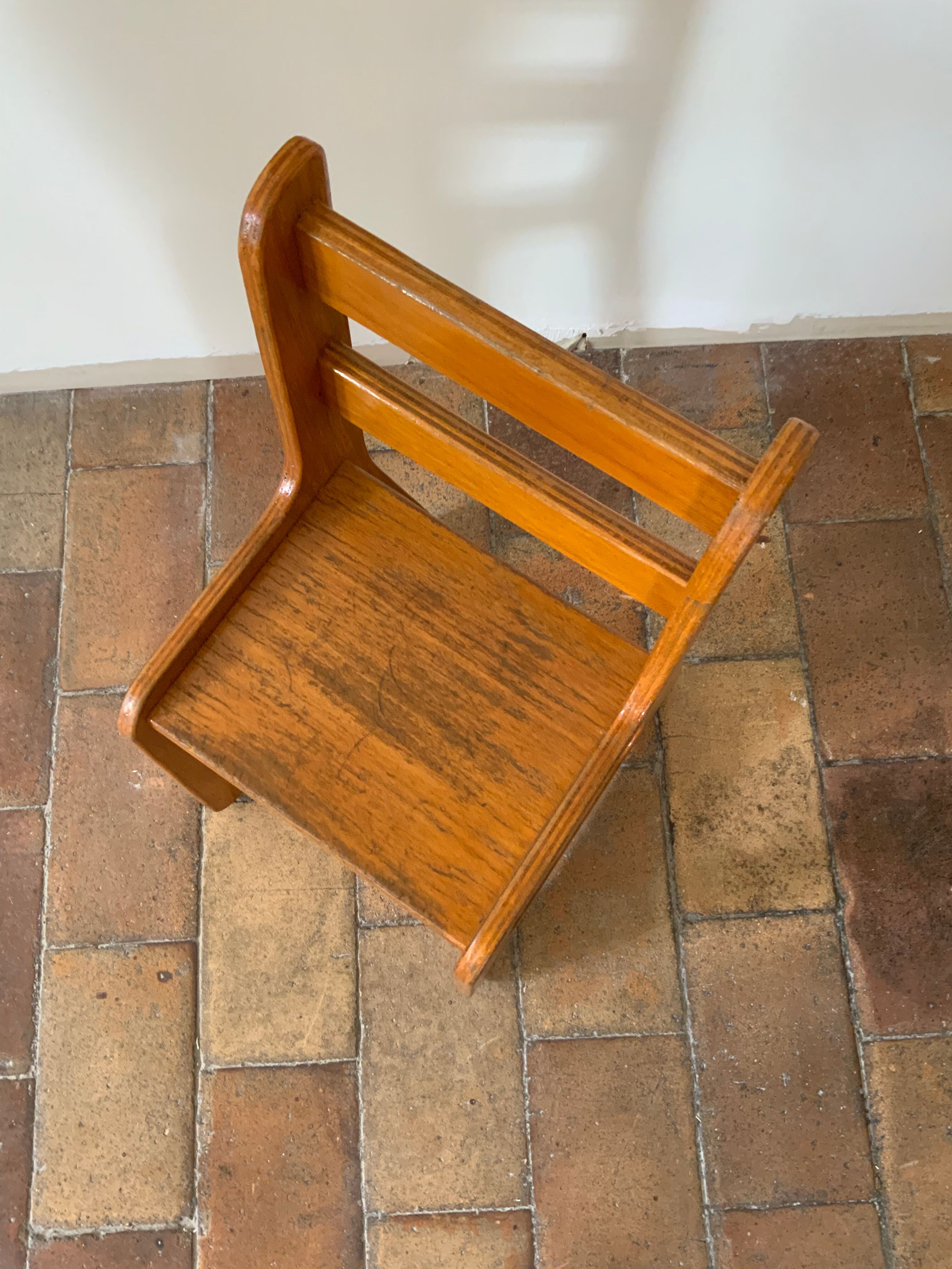Vintage sled children's chair