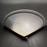 Set of Vintage Glass Wall Lamps with Gold Holder, 1970s