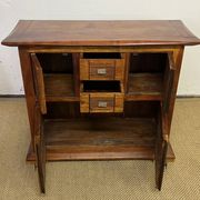 Solid acacia wood sideboard 4 doors, 2 drawers