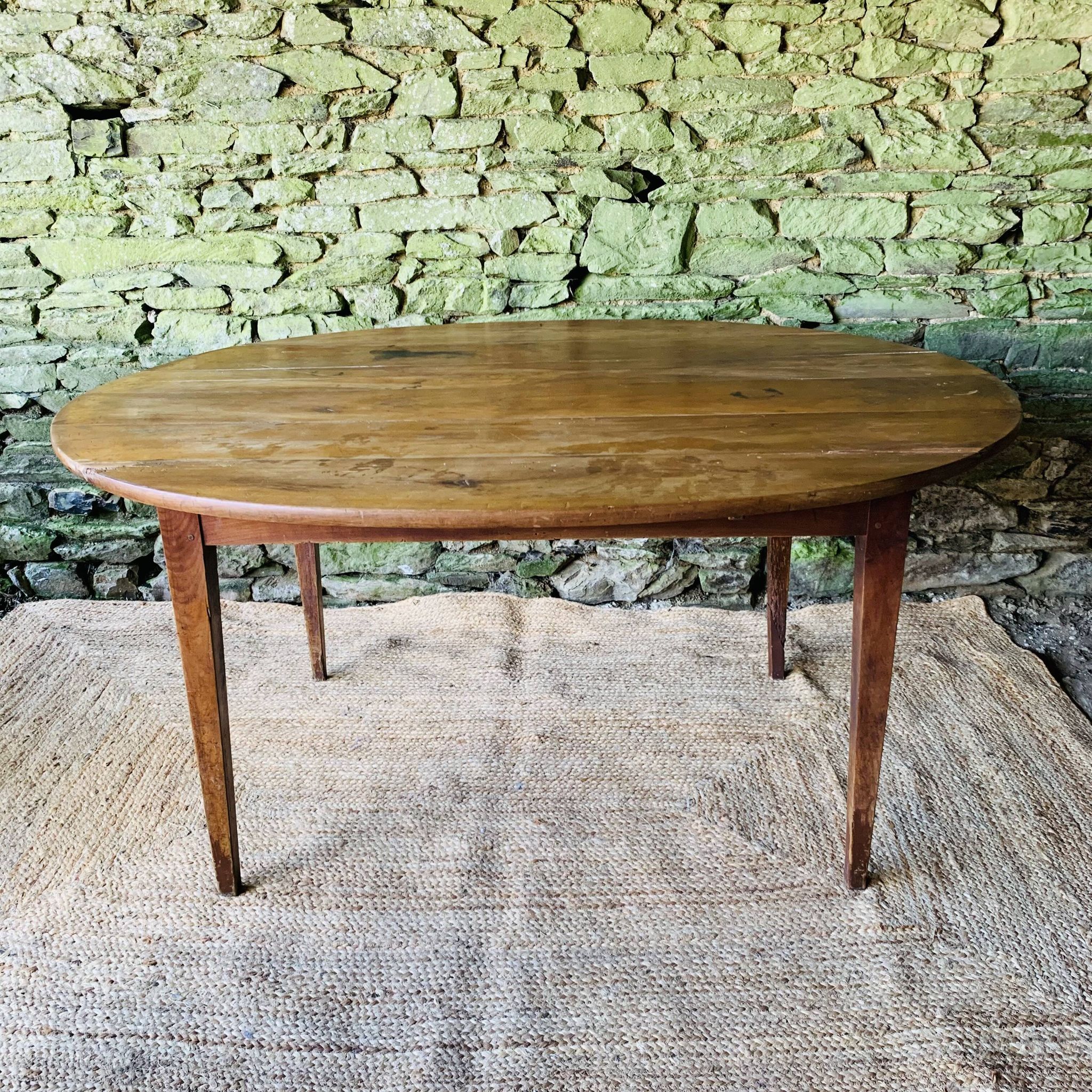 Oval farmhouse table 149cm