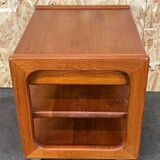 60s 70s teak side table with drawer table danish modern design