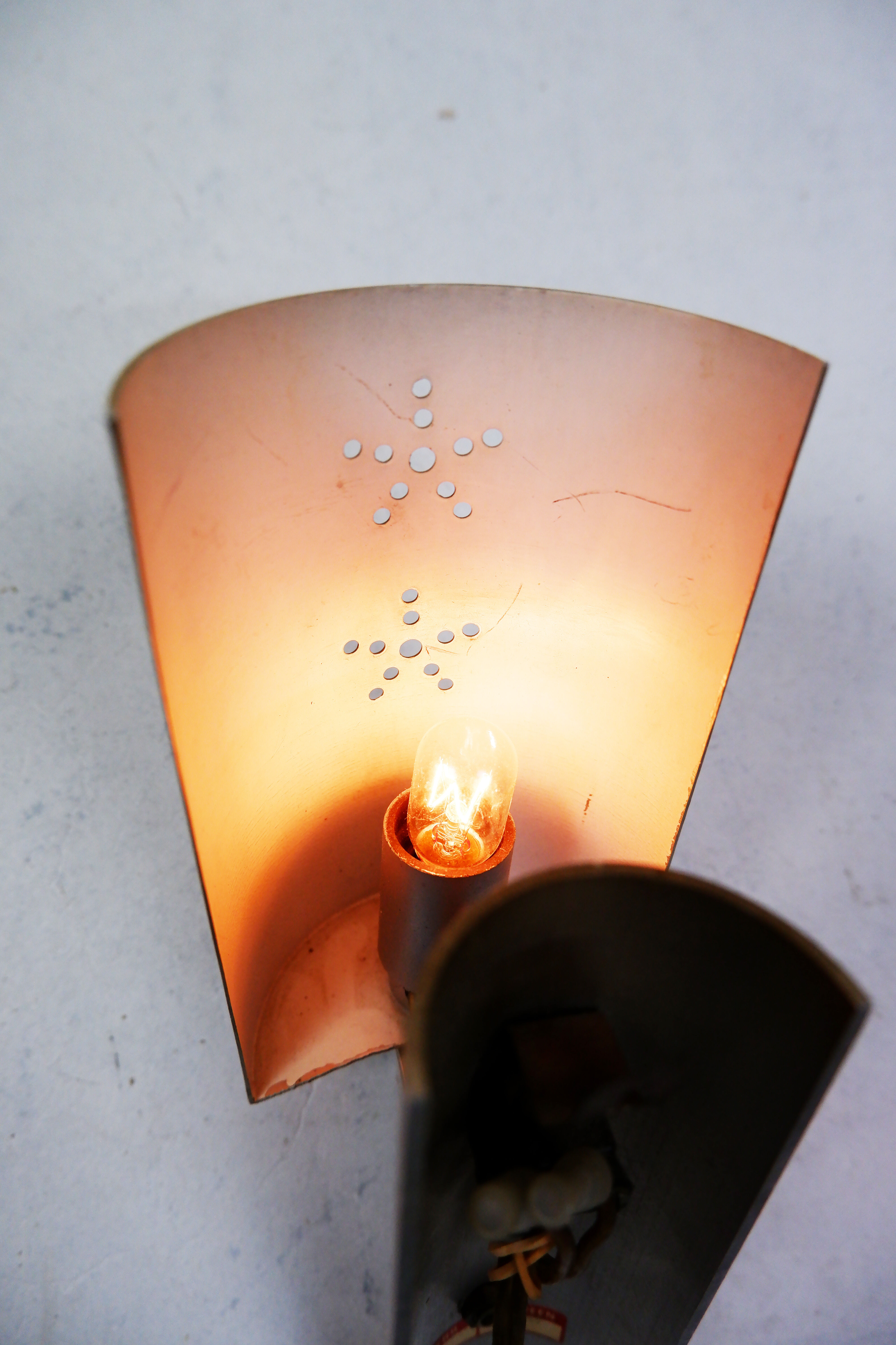 wall lamp by lakro Amstelveen, 1970s