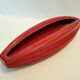 Recycle bin centerpiece design ceramic red