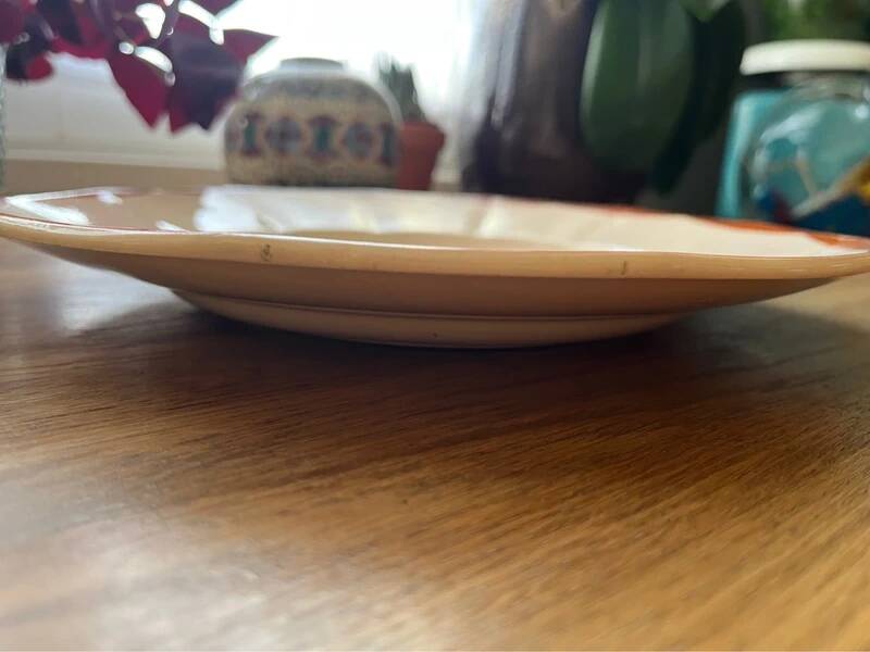 Digoin earthenware serving dish