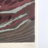 Raoul UBAC, The Earth II, 1978: Original lithograph signed in pencil.