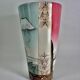 Large Vase Fabienne Jouvin Porcelaine decor Main (2000)