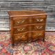 Commode de style Louis XV en bois naturel XIX eme siècle