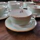 Set of 8 opaque porcelain cups – 1950s