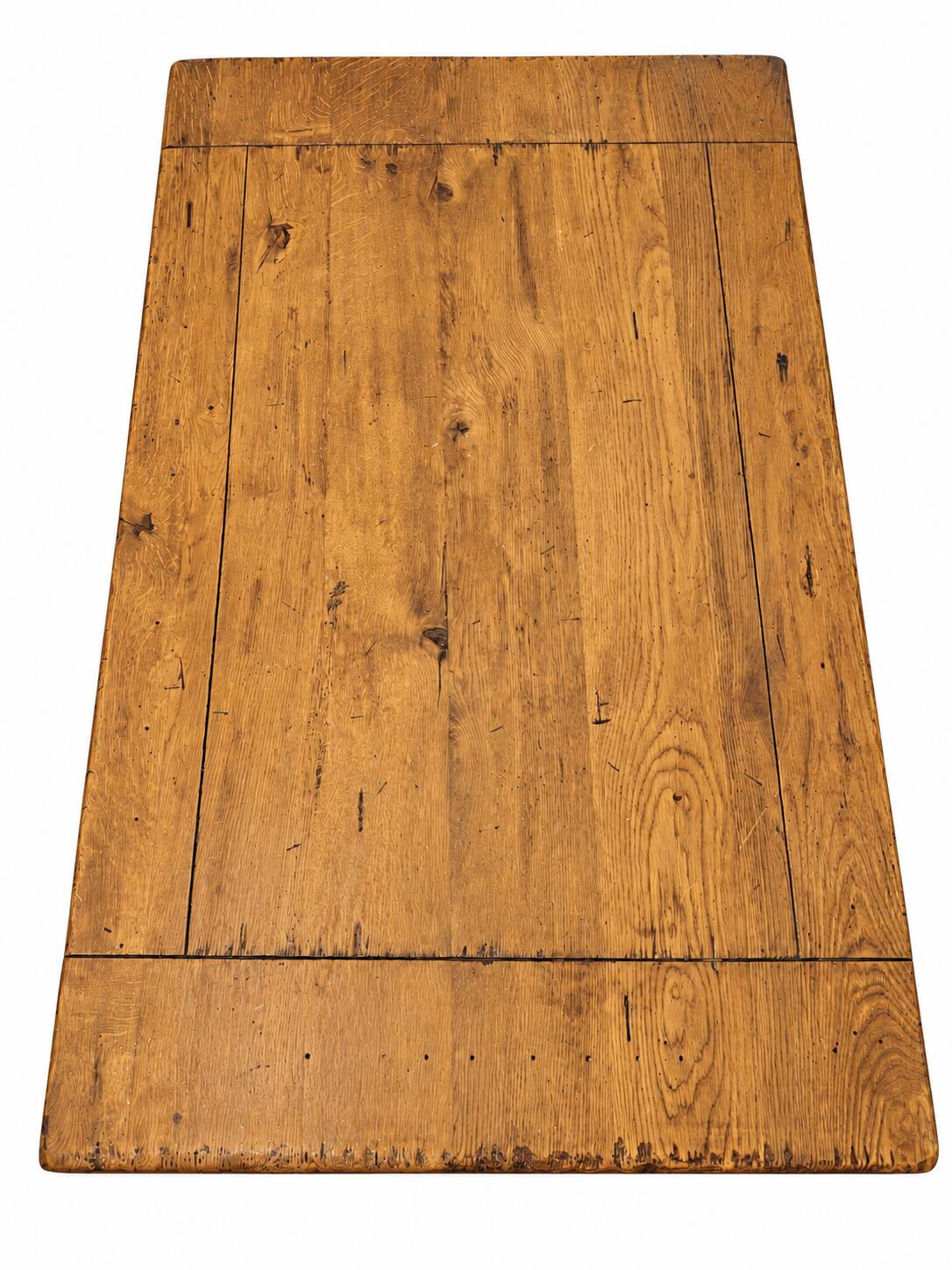 Table de ferme ancienne en chêne massif 120 cm