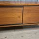 Vintage mid-century modern hallway coat rack with mirror by Alfred Hendrick