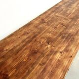 Very large solid pine farmhouse table