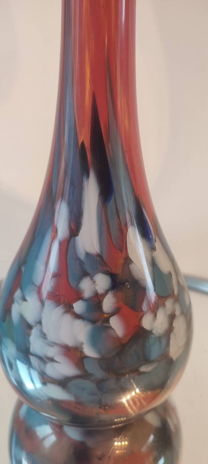 Spatter Glass Solo Flower Vase in Blown Glass from the 60s - 70s