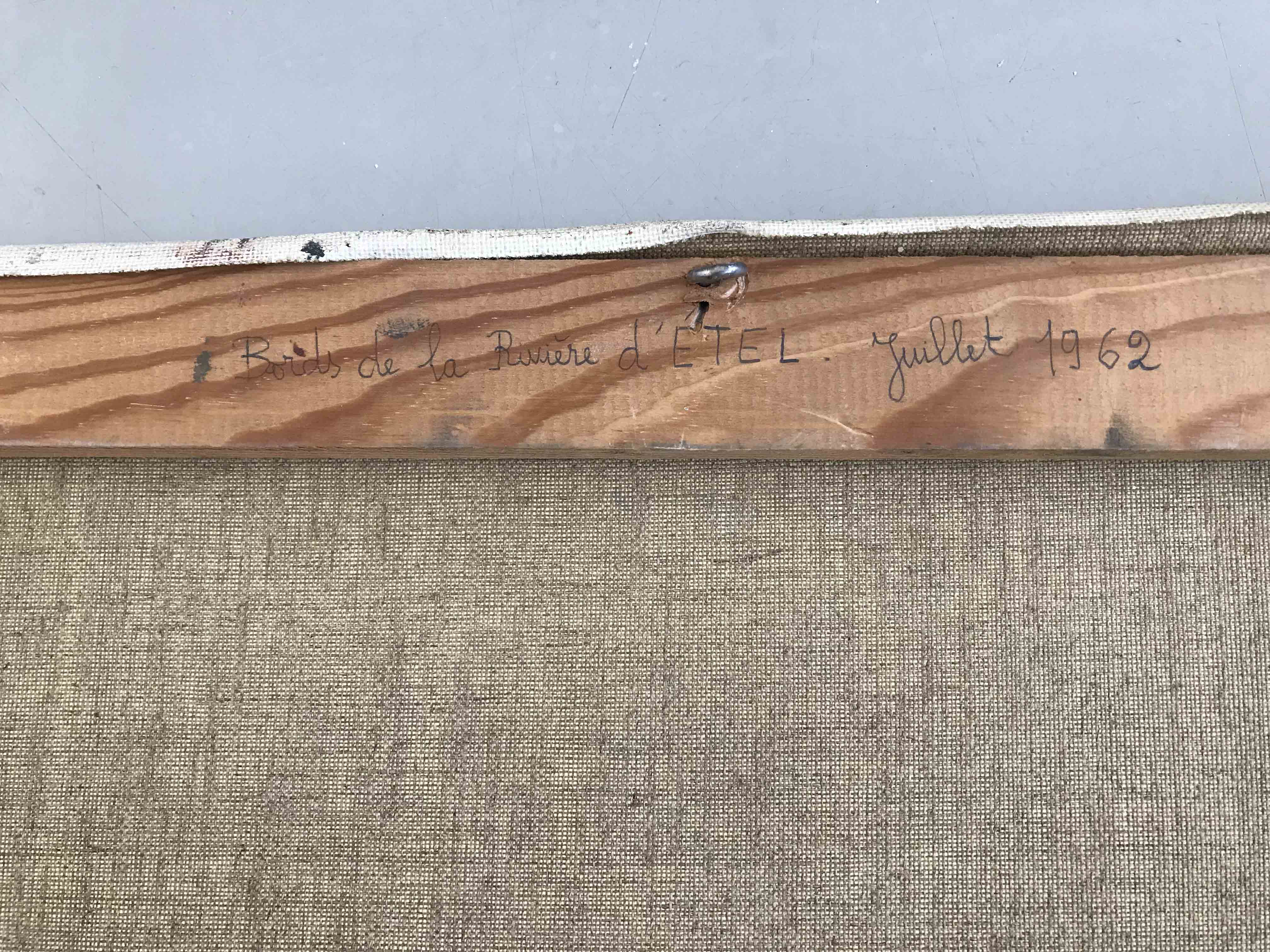 Tableau marine à l'huile