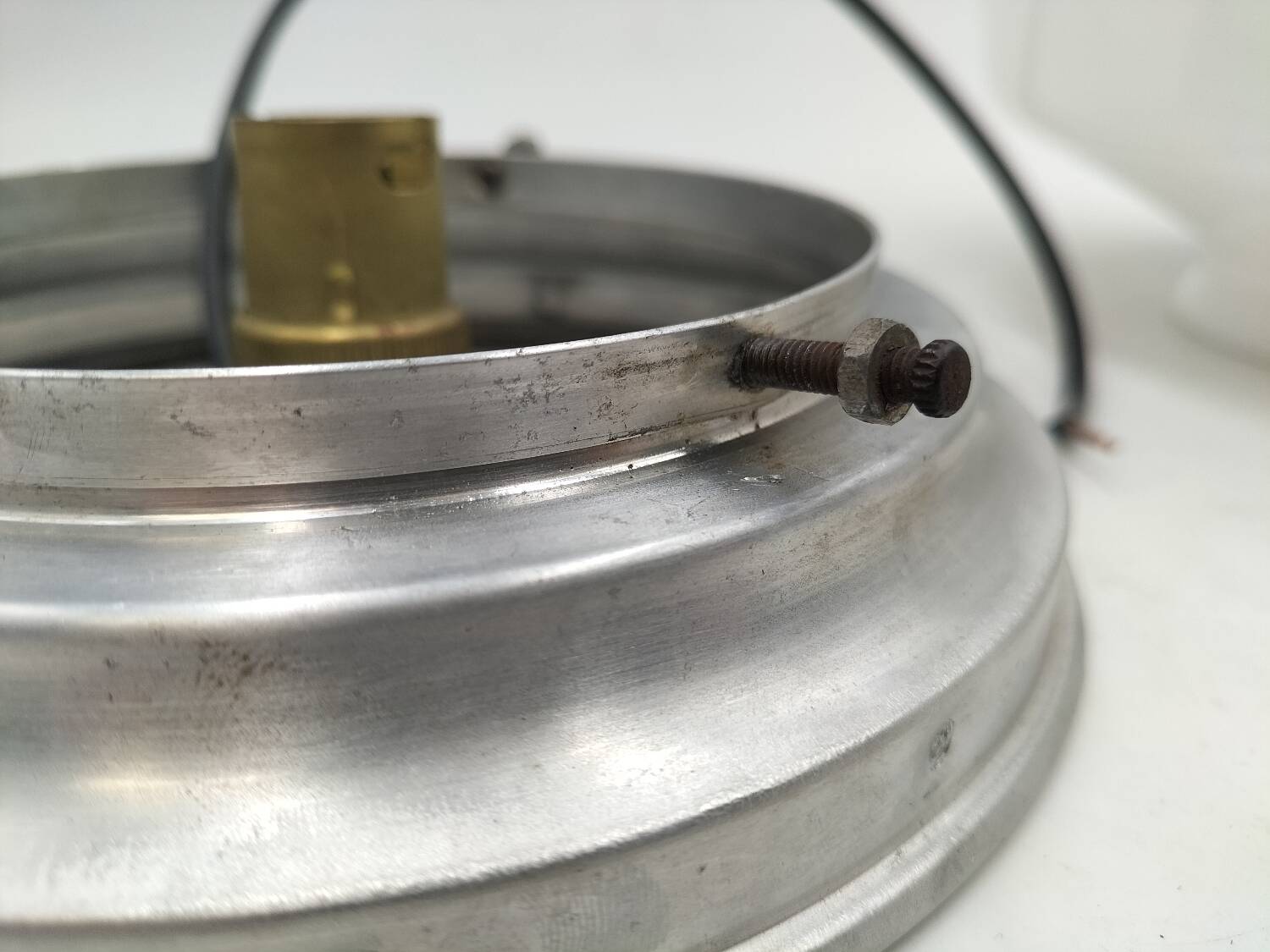 Opaline glass ceiling light