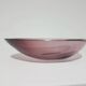 Decorative bowl, pink-purple, glass, designed by A. F. Gangkofner, Hessengl