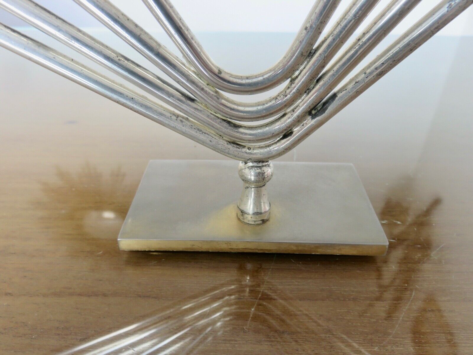 Menorah hanukkah candle holder with 9 candles design Korem 1970