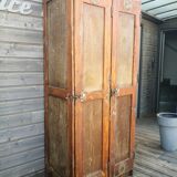 Vestiaire porte manteau, Armoire vintage en bois