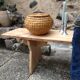 Beech farm bench