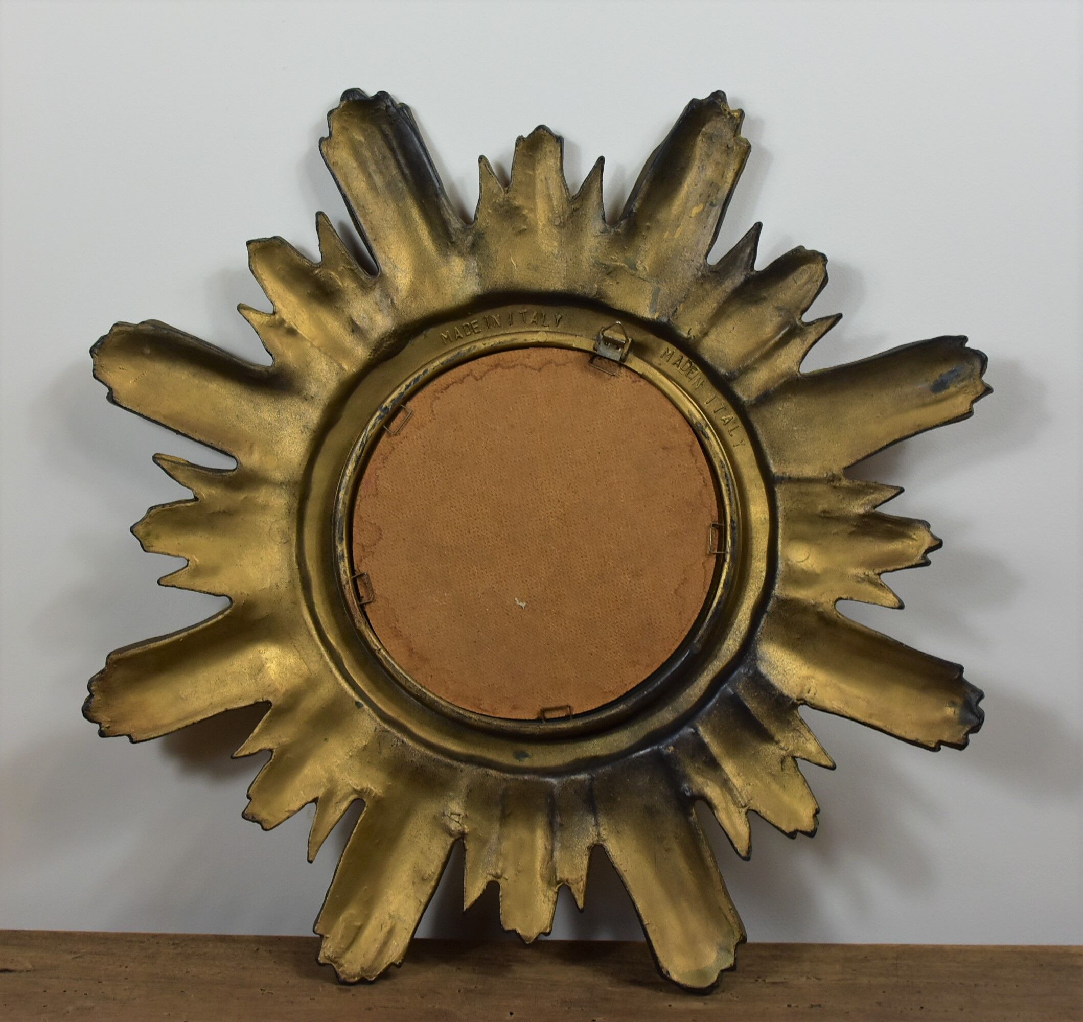 Golden sun mirror
