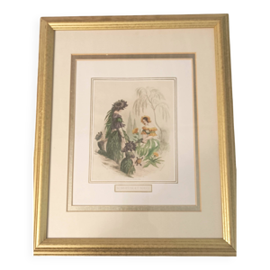 cadre Fleurs animées