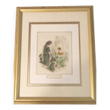 JJ Grandville Animated Flower Frame - Scabious and Marigold