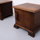 Oak Night Stands 1940s Holland