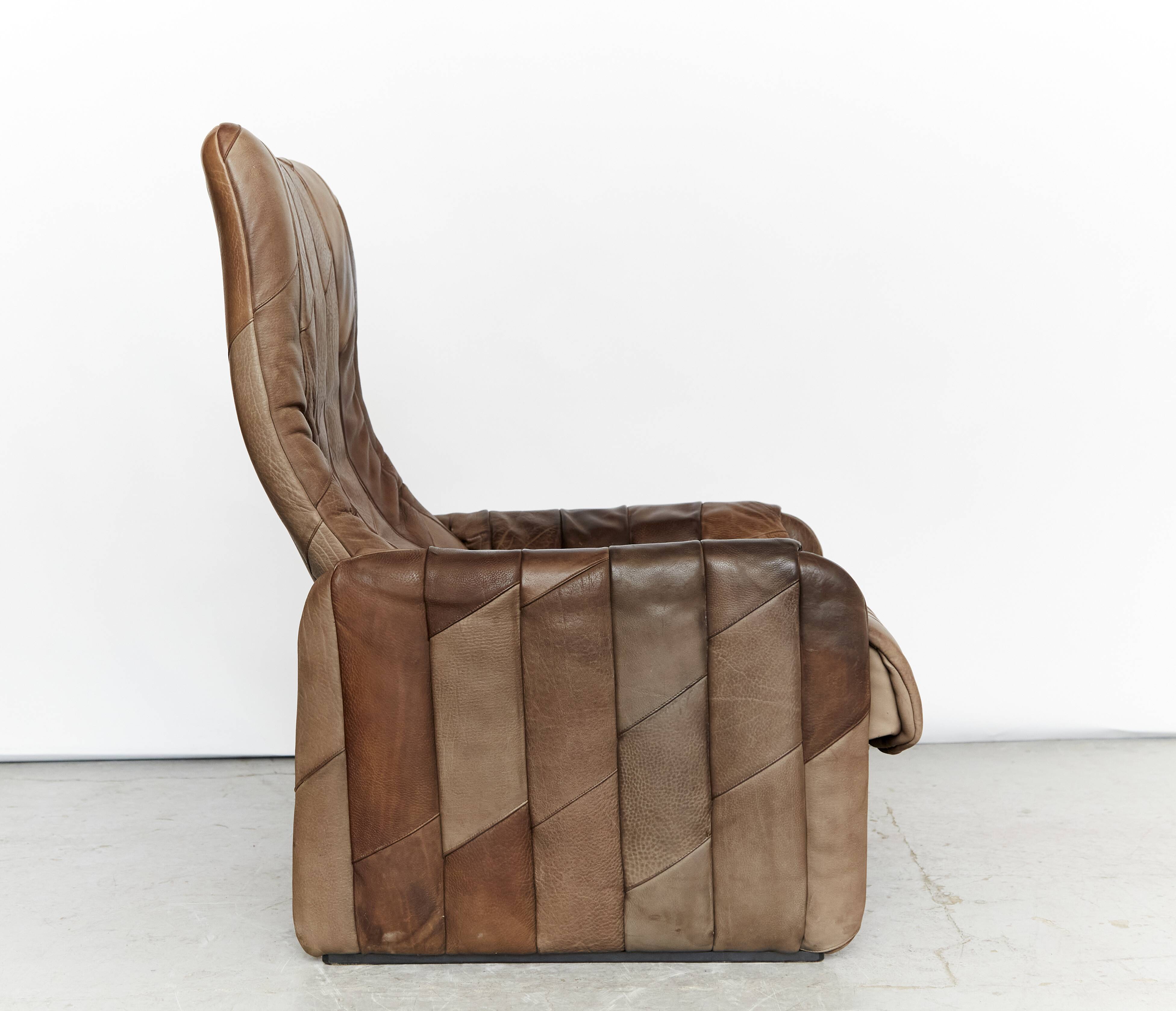 Fauteuil patchwork DS-50 de De Sede, années 1970