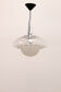 Vintage glass hanging lamp by Peill & Putzler, 1960
