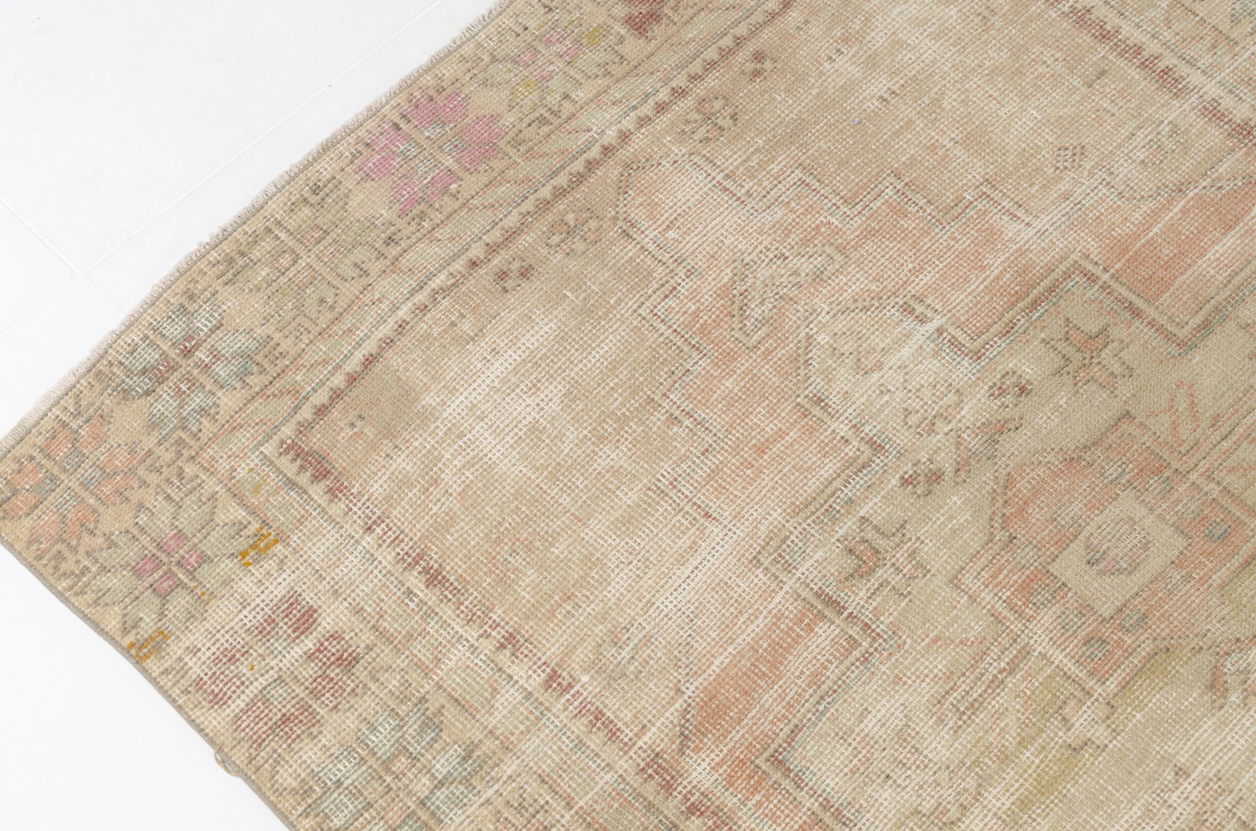 Vintage Anatolian Wool Carpet