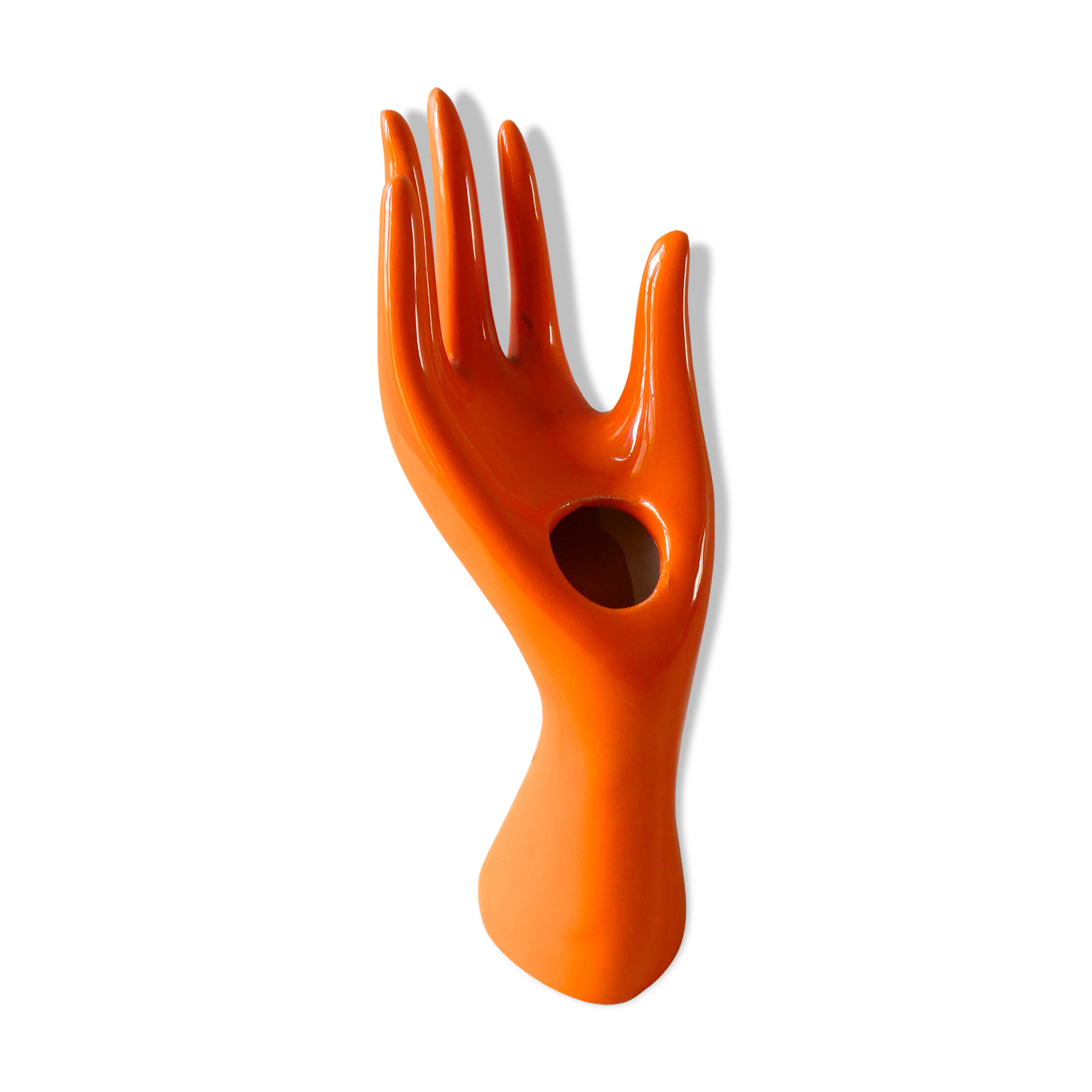 Hand ring sizer, praticality ceramic orange