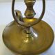Brass rocking boat candle holder / cellar rat