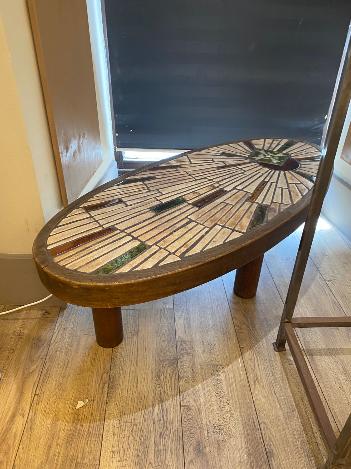 Ceramic coffee table, Vallauris, 1960