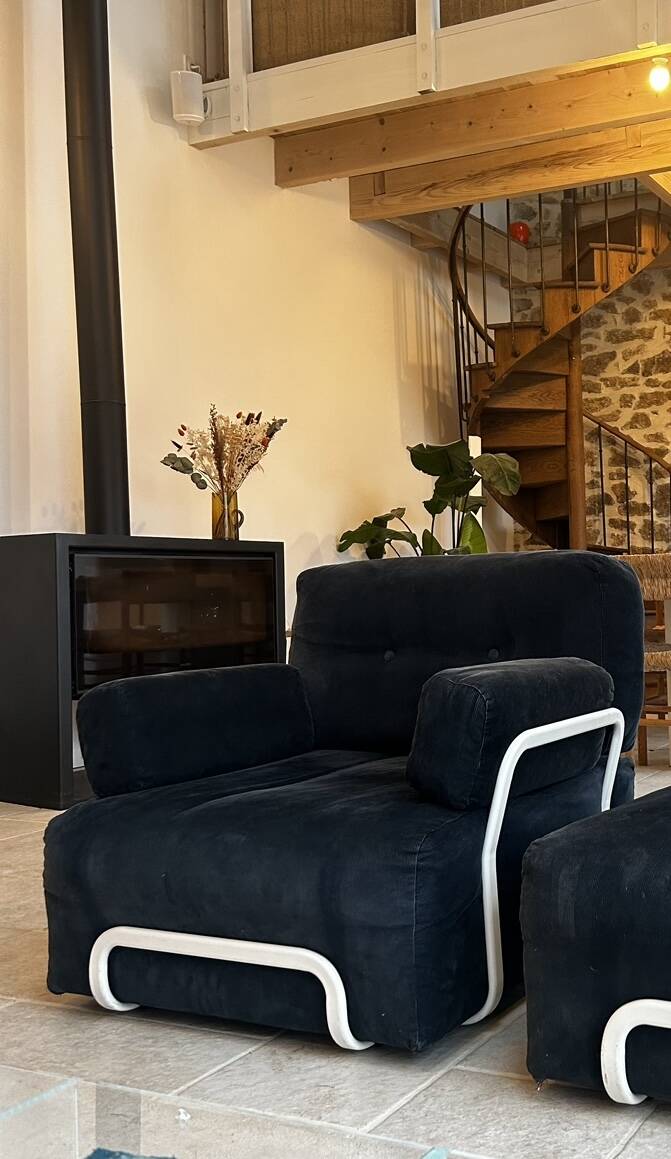 Vintage Ikea modular fireside chairs