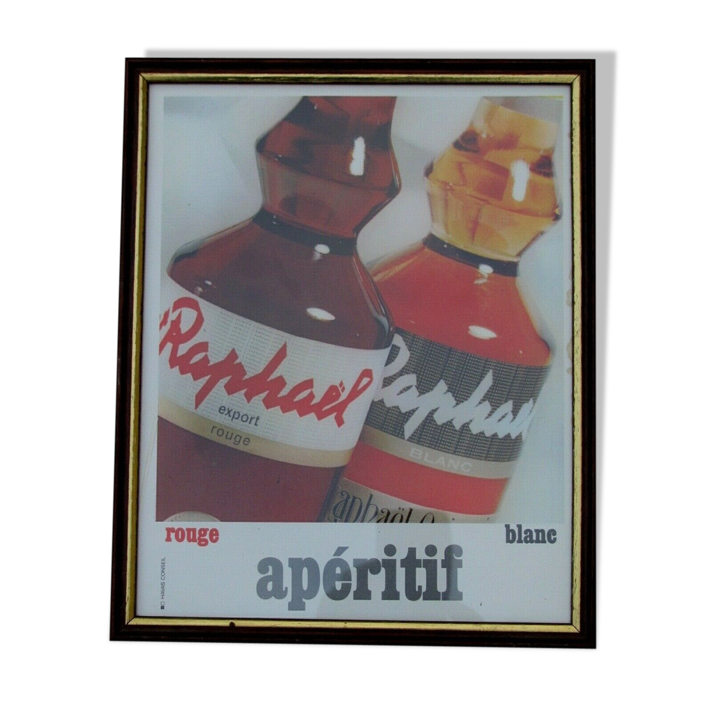 Advertising - St Raphael - Red - White - vintage