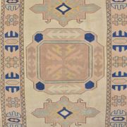 Tapis vintage unique de petite taille, neutre, réf. 2380