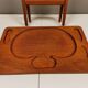 Cutting table in solid teak, from ESA teak Denmark, 1960-1970.