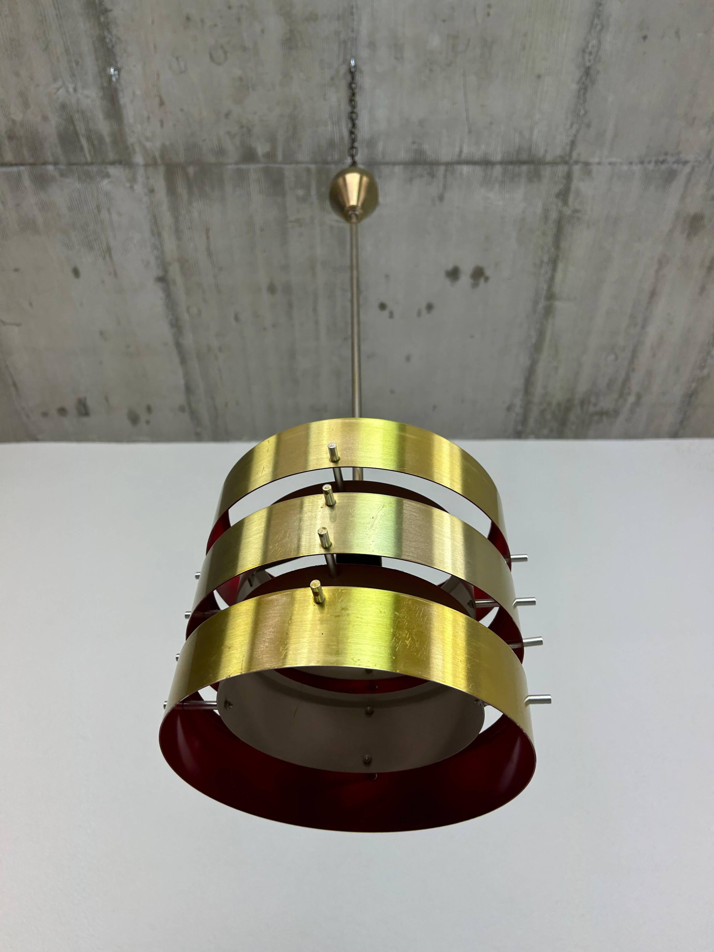 Mid-century modern pendant lamp by VEB Leuchten