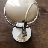 Vintage white lamp adjustable globe