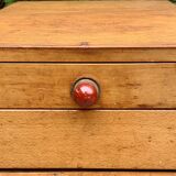 Old large wooden worker - Torck sewing box