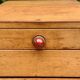 Old large wooden worker - Torck sewing box